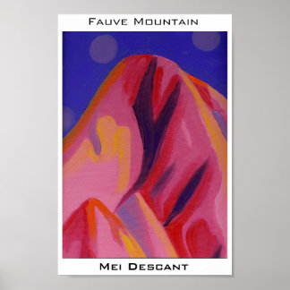 Affiche Fauve Mountain