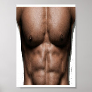 Affiche Faux Abdominaux Drôles Humour de Gym