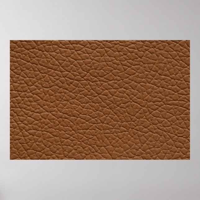 Affiche Faux cuir teintes brun clair texture majeure. abs (Devant)