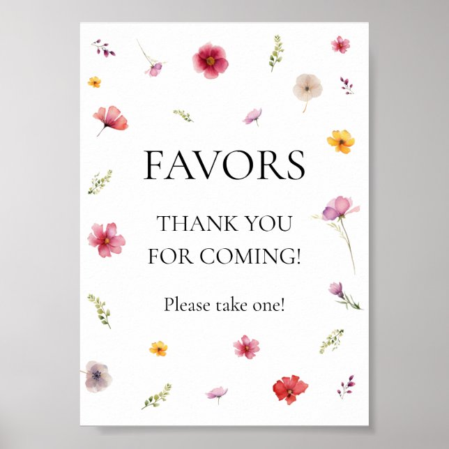 Affiche Faveur de fleur sauvage  (Devant)
