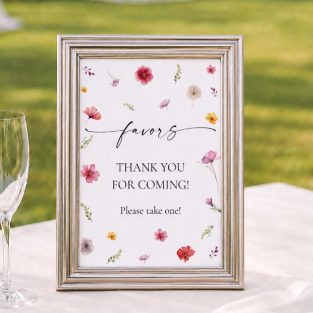Affiche Faveur de Fleur Sauvage (Créateur téléchargé)