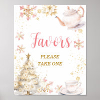 Faveurs de Baby Shower pour une Fête de Thé Rose H