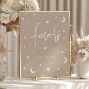 Affiche Faveurs de douche Twinkle Twinkle Little Star