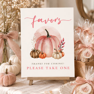 Affiche Faveurs de fête pour Baby Shower Fille au thème Ci