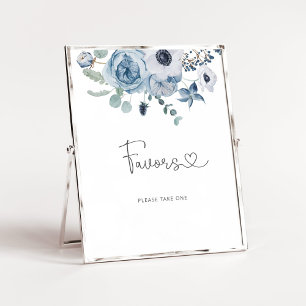 Affiche Faveurs d'eucalyptus bleu poussiéreux