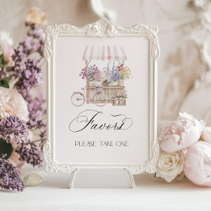 Affiche Faveurs Elégant hors du marché Provence Bridal