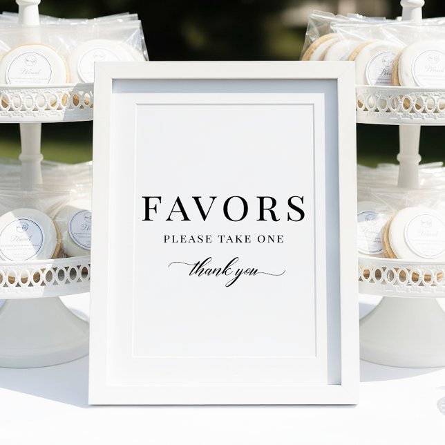 Affiche Favoris Classique Élégant Moderne S'Il Vous Plaît  (Créateur téléchargé)