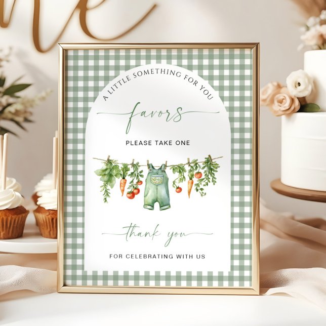 Affiche Favoris cultivés Localement Signaler Légumes Ligne (Créateur téléchargé)