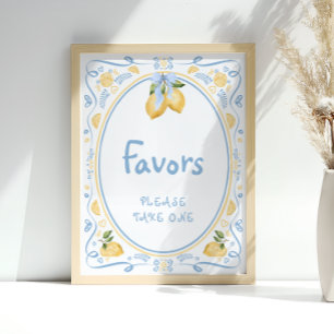 Affiche Favoris Fête des mariées citron