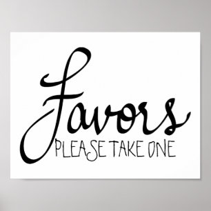 Affiche Favoriser la calligraphie simple Mariage moderne