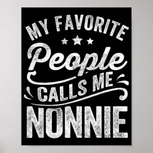 Affiche Favorite People me appelle Nonnie Mère's Day Cadea