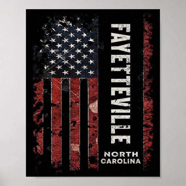 Affiche Fayetteville Caroline du Nord (Devant)