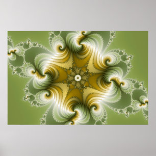 Affiche Fayre de campagne - Art fractal