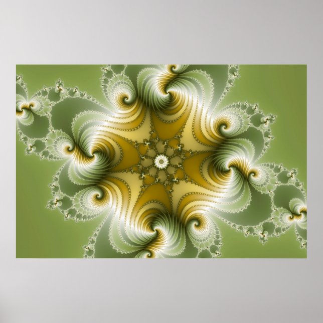 Affiche Fayre de campagne - Art fractal (Devant)