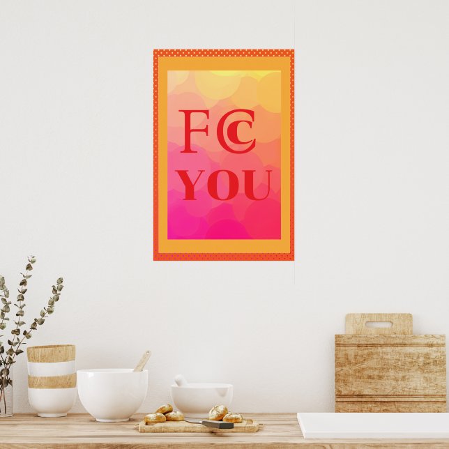 Affiche FCC YOU (Cuisine)