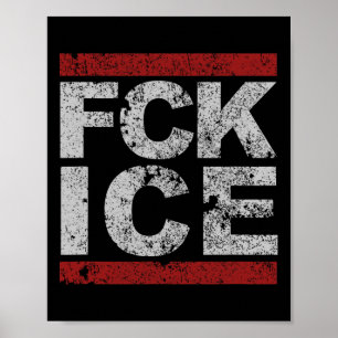 Affiche Fck Ice déprimé