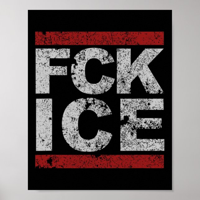 Affiche Fck Ice déprimé (Devant)