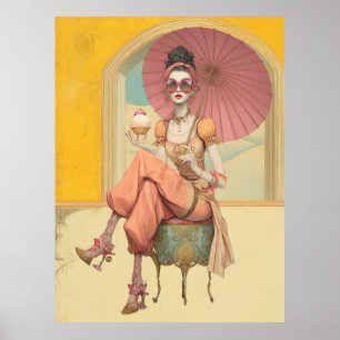 Affiche ^~* FD2 Boho femme Apple Butterfly 45