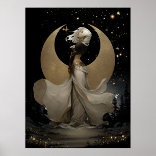 Affiche FD2 Enchanted 12 Déesse du Croissant de Lu