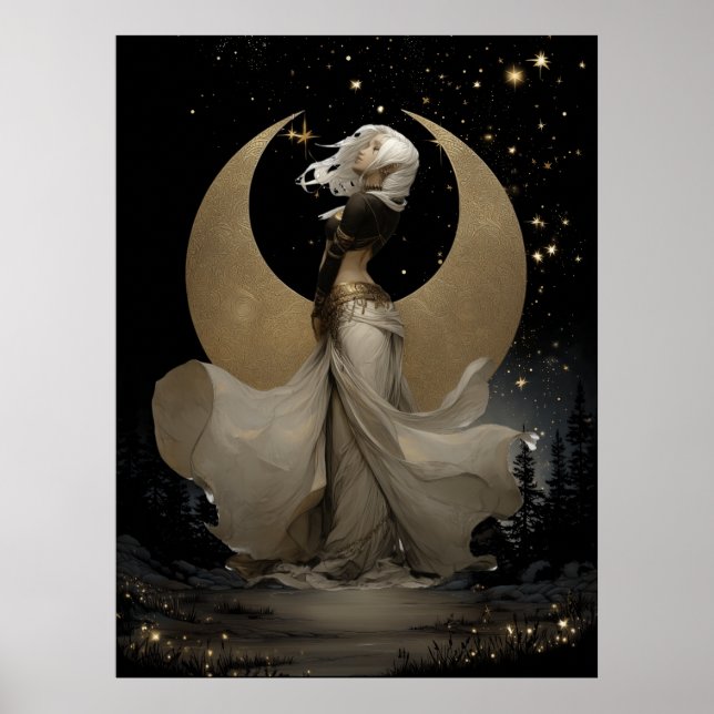 Affiche FD2 Enchanted 12 Déesse du Croissant de Lu (Devant)