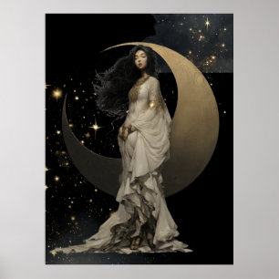 Affiche FD2 Enchanted 15 Crescent Moon Goddess