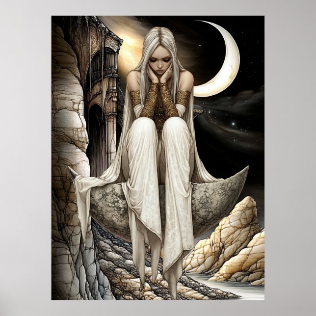 Affiche FD2 Enchanted Crescent Moon Goddess 32 (Devant)