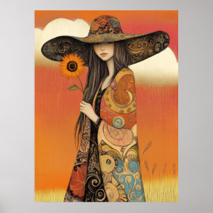 Affiche *~* FD2 Fille d'automne lunaire Automne Casquette 