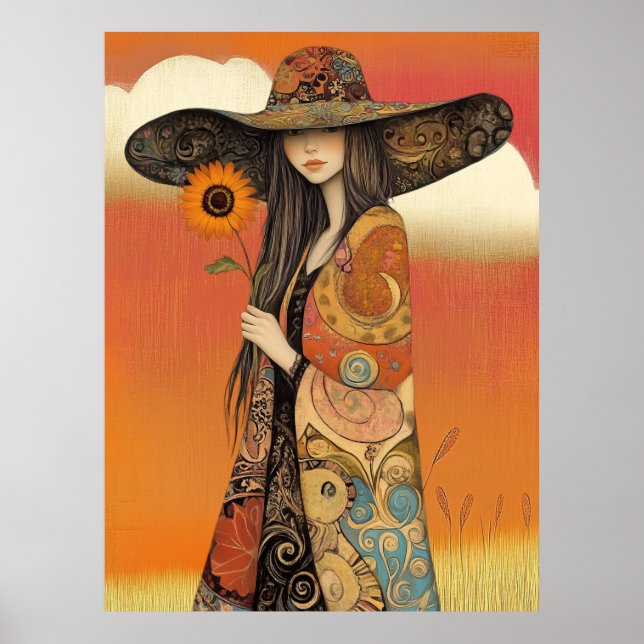 Affiche *~* FD2 Fille d'automne lunaire Automne Casquette  (Devant)
