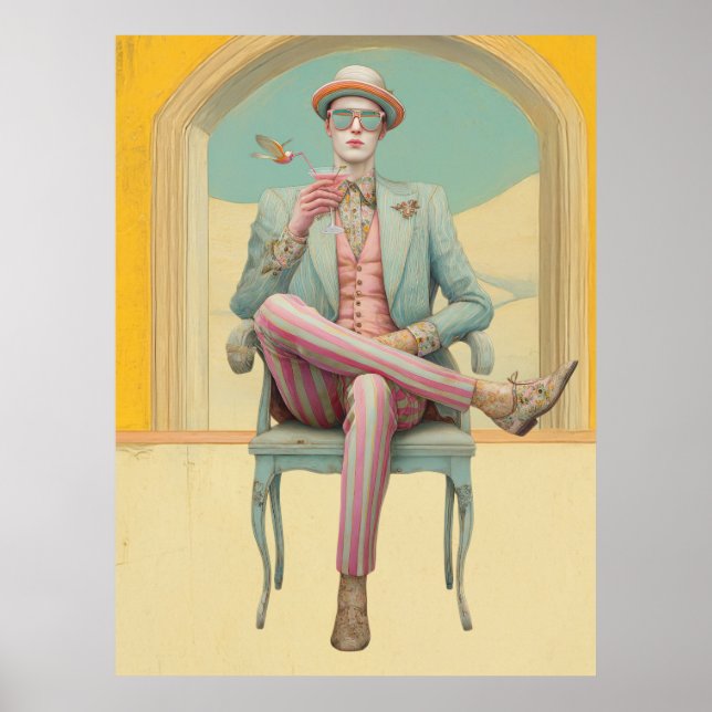 Affiche *~* FD2 Stylish Young Boho MAN Cocktail 27 (Devant)