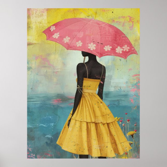 Affiche *~* FD2 Vibrant Tropical Black Goddesses Casquette (Devant)