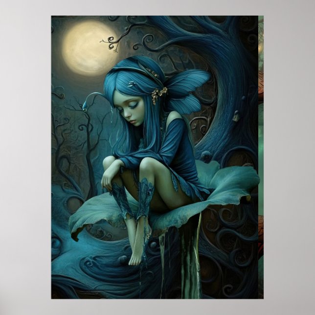 Affiche *~* FD3 Imaginaire lymphatique de la forêt surréel (Devant)