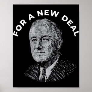 Affiche Fdr Président Franklin Roosevelt Nouveau