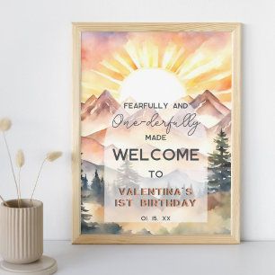 Affiche Fearful and Onederful made First Birthday
