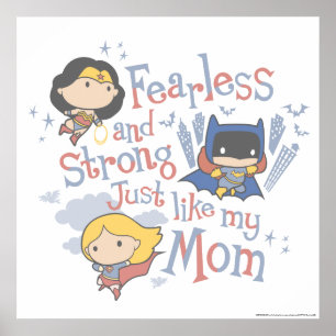 Affiche Fearless And Strong Just Like My Mom