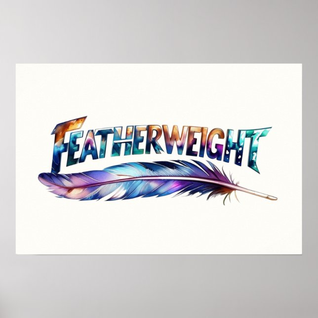 Affiche Featherweight Feather - MMA Kick Boxing Gym Lover (Devant)