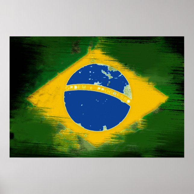 Affiche Federative Republic of Brazil flag (Devant)