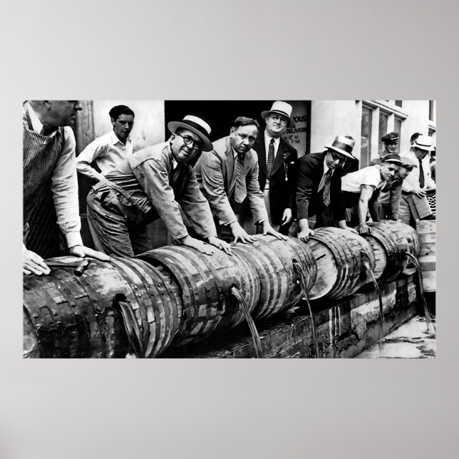 AFFICHE FEDS DUMP INTERDICTION LIQUOR 1920 (Devant)