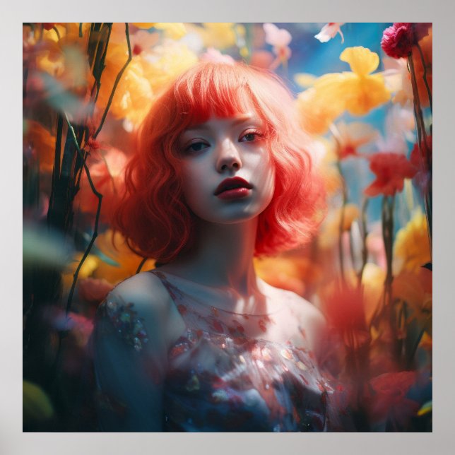 Affiche Fée à cheveux orange (Devant)