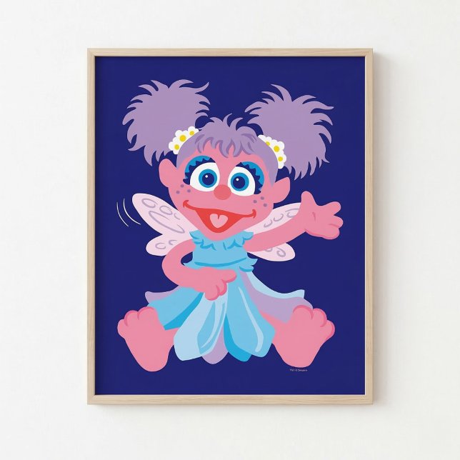 Affiche Fée Abby Cadabby (Generated image of poster in frame on wall)