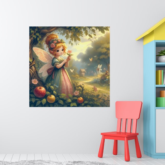 Affiche Fée dans le jardin (Pépinière 1)
