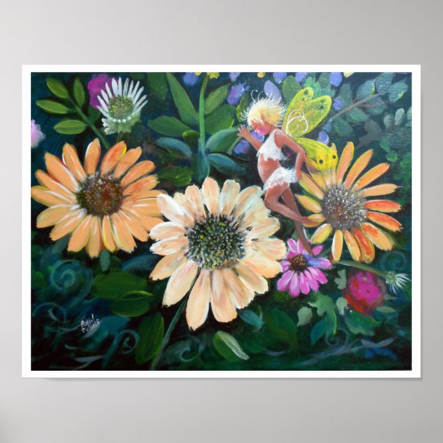 Affiche Fée dans mon jardin (Devant)