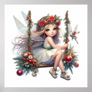 Affiche Fée de Noël