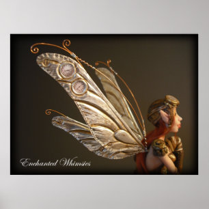 Affiche "fée de Steampunk "