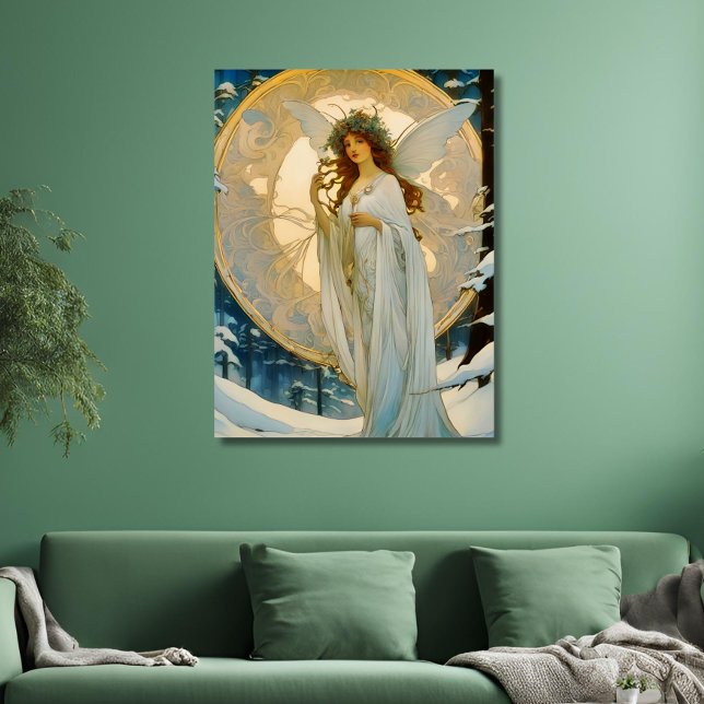 Affiche fée d'hiver -artisanal (Créateur téléchargé)