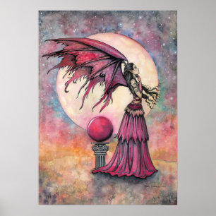 Affiche Fée du crépuscule Fantaisie artistique par Molly H
