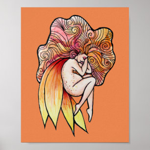 Affiche Fée enceinte