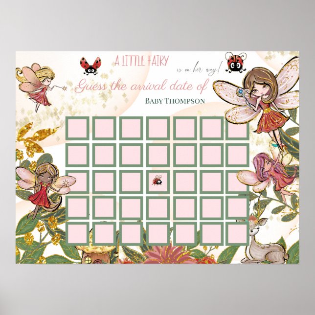 Affiche Fée Enchantée Dame Coccinelle Capricieuse Date de  (Devant)