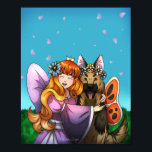 Affiche Fée fille et chien<br><div class="desc">Nova organise une fête du thé sur le thème de la fée et bien sûr elle a invité Subaru ! Subaru aime ses fêtes parce qu'elle lui donne beaucoup de collations.</div>