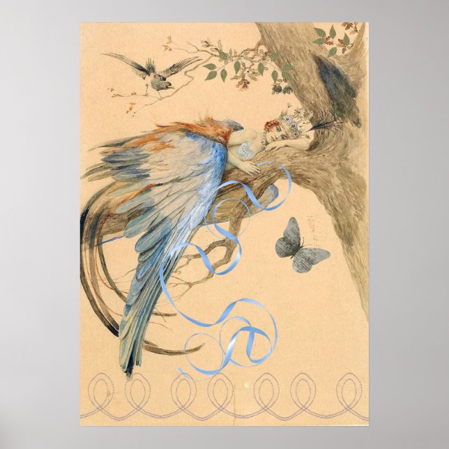 Affiche Fée forestière (Devant)