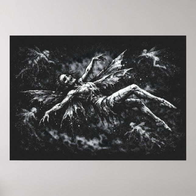 Affiche Fée morte par BurnsInHell (Devant)